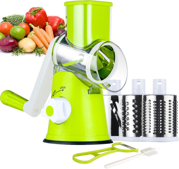 QuickGrip Rotary Cheese Grinder Hand Crank
